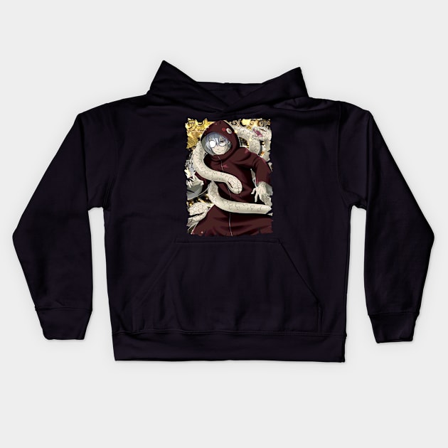 KABUTO YAKUSHI MERCH VTG Kids Hoodie by funnymushroomz